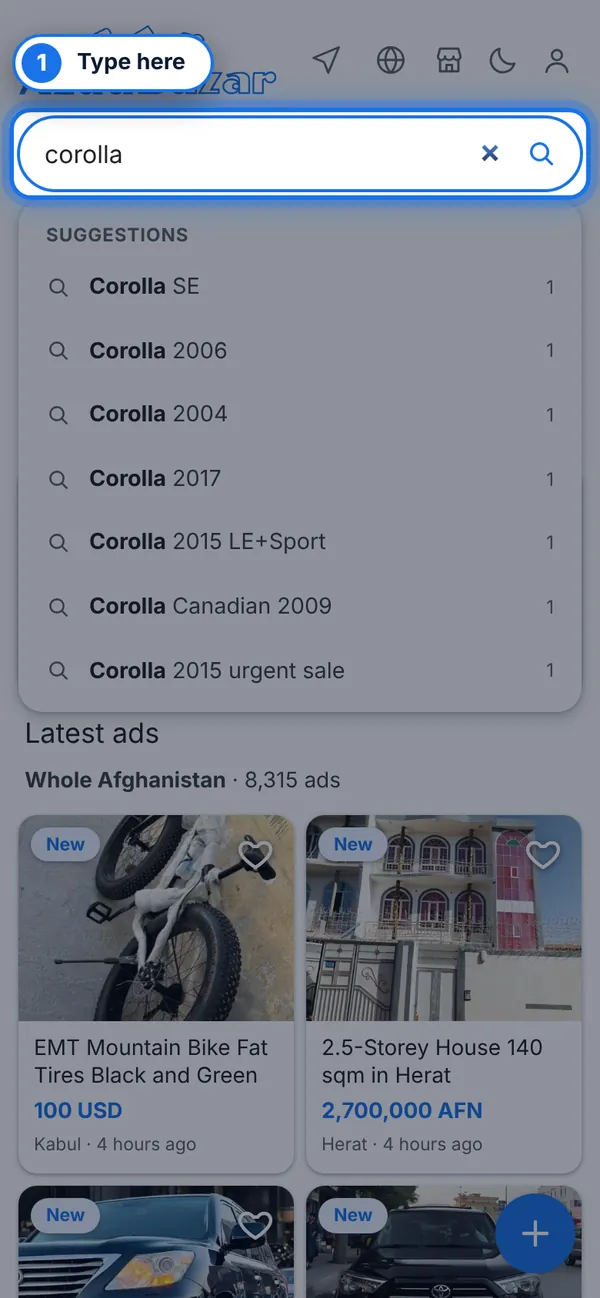 Or search