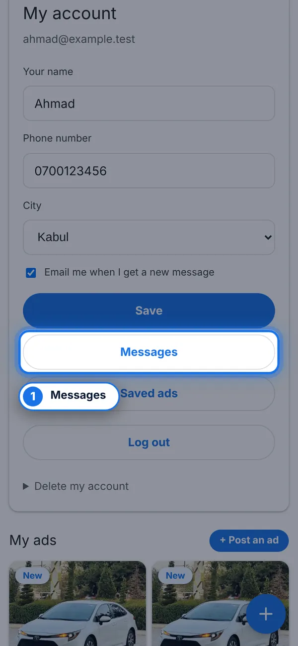 Find all your chats