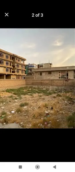 Walled corner land for sale, 300 m², Global Township, Qasaba, Kabul