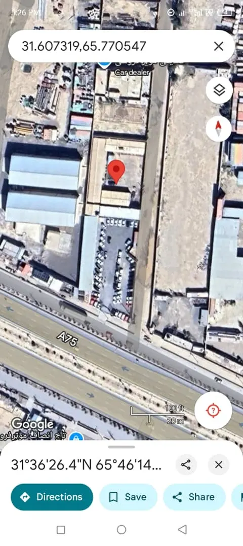 Roadside property for sale, rented out, Dorahi Shormano