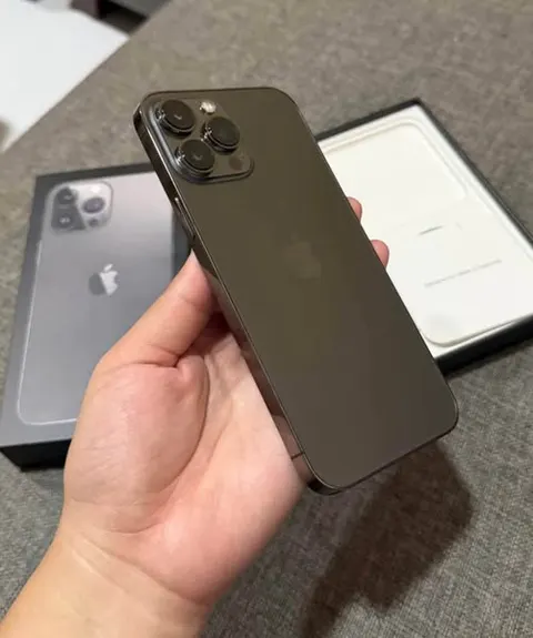 iPhone 13 Pro Max, 128 GB, black, battery 100%, dual SIM + eSIM