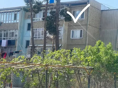 Apartment for sale, 2 rooms, 5th floor, old blocks, Qasaba, District 15, Kabul