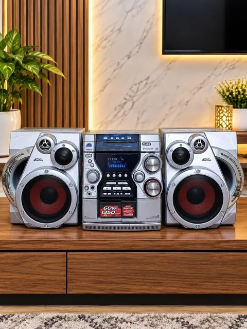 ALX Micro Hi-Fi System with Bluetooth, Line-in and Microphone