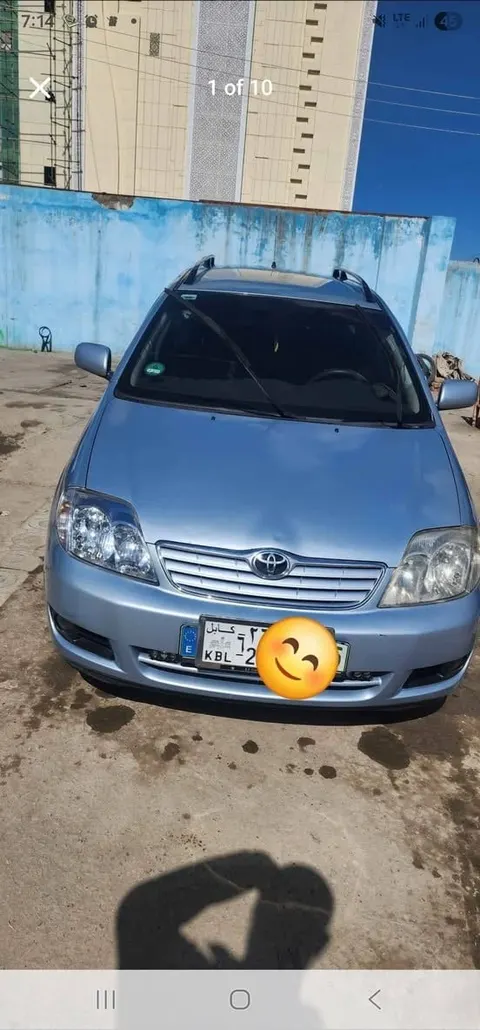 Toyota Corolla Fielder 2005, German Import, Sky Blue, No Accident