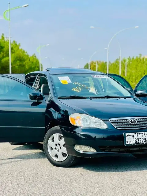 Toyota Corolla 2005 LE black, automatic gearbox