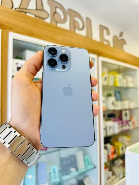 Apple iPhone 13 Pro 256GB, Blue, Battery 80%, Face ID Damaged