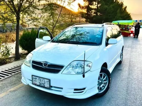 Toyota Fielder 2003 White Full Option, Automatic, 4-Cylinder Petrol