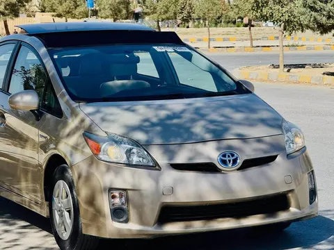 Toyota Prius Hybrid 2011, Gold Color, Registered in Kabul