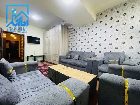 Furnished 2-Room Apartment for Rent, Shahr-e Naw, Kabul, 24-Hour Power