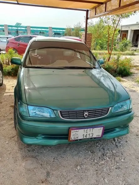 Toyota Corolla Gulf Version, Green, Used, Lowghar Plate