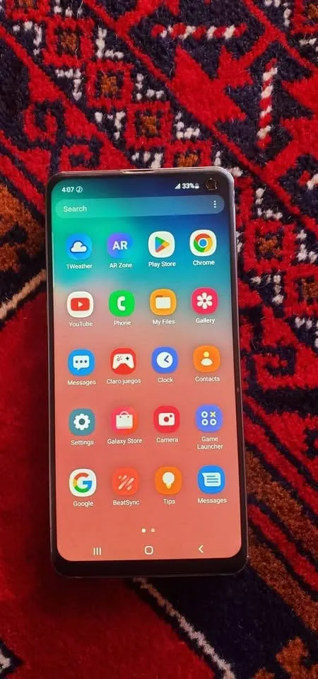 سامسونگ ګلکسي ایس ۱۰ دوه سیمکارته ۱۲۸ GB ۶ GB ریم، کارول شوی