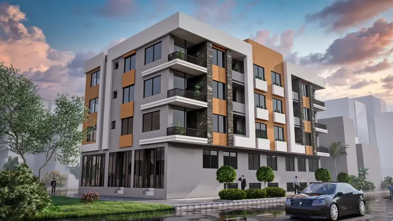 Four apartments for sale, 3 rooms, 2nd and 3rd floor (1)