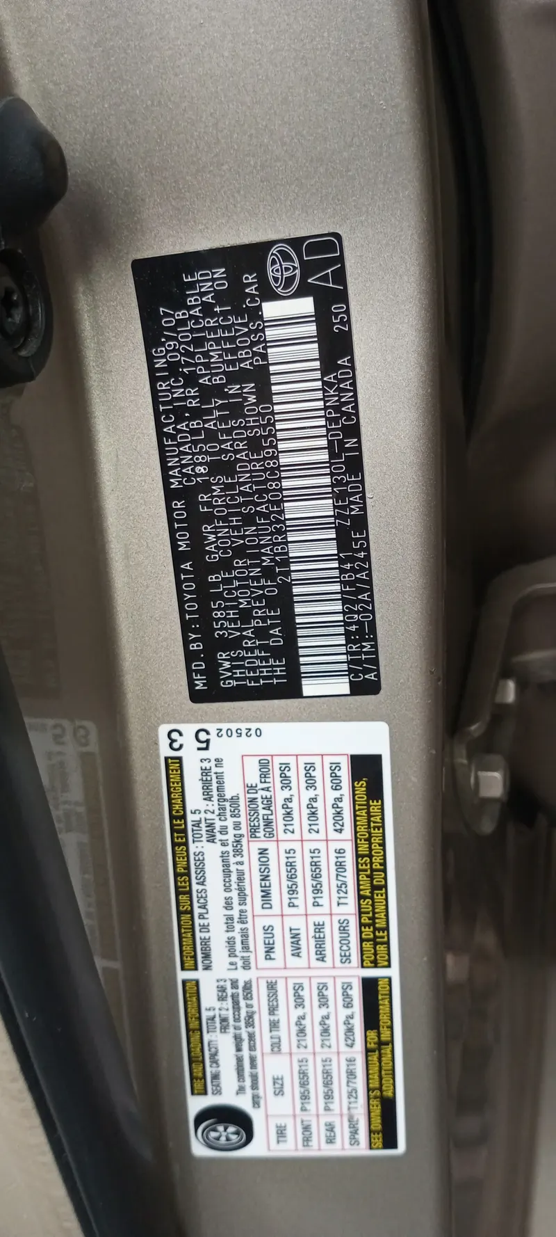 Toyota Corolla 2008 (7)