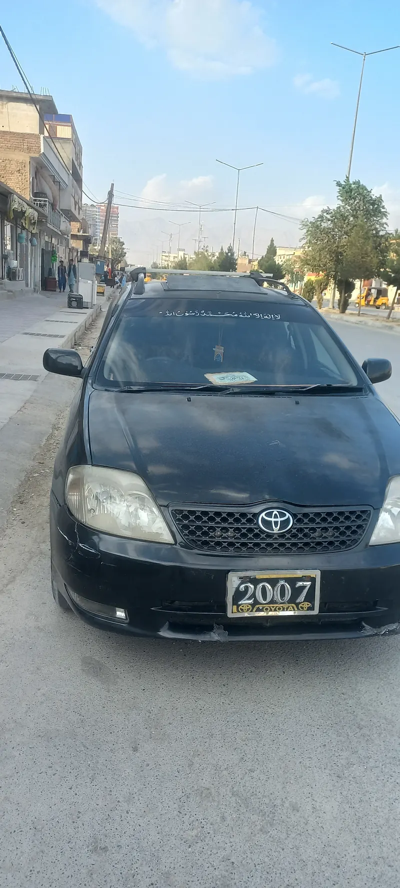 2001 Toyota Corolla – Black / Unregistered (Kabul Sticker) (3)