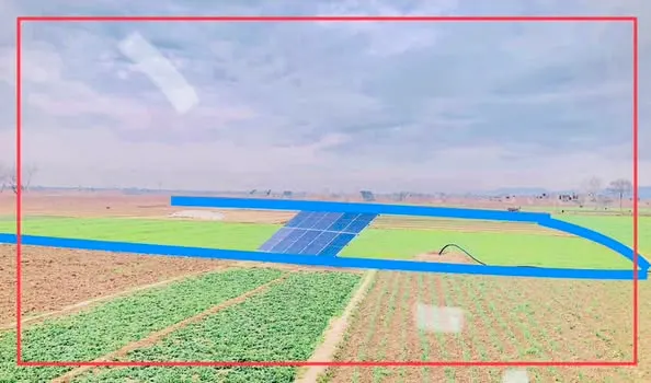 د پلورنې ځمکه، 2.5 جریب (5000 m²)، قلعه عظیم خان، انجیل (1)