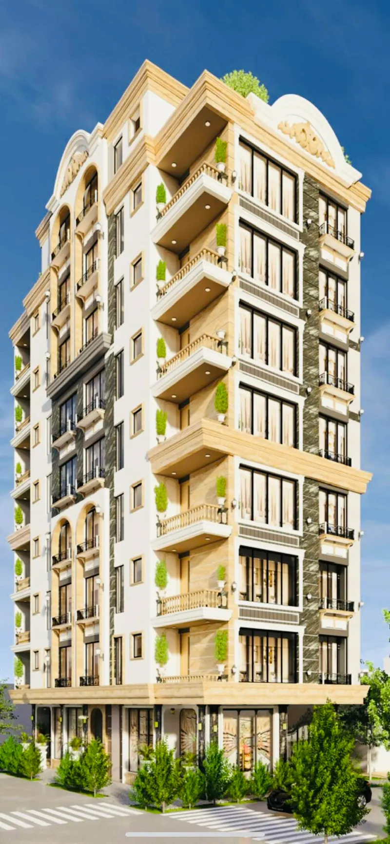 Off-plan apartments and shops for sale, Khair Khana part 3, Kabul (1)