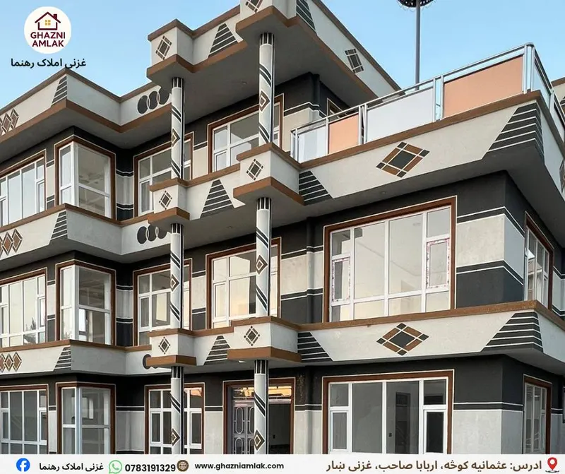 3-storey house for sale, 9 rooms, 5 biswa, Arbab Sahib (2)