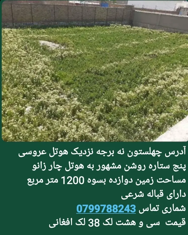 Land for sale, 12 biswa, Nau Burja, Chehelsotoon (1)
