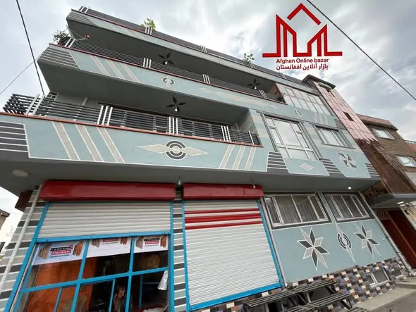 Furnished 4-storey building with 3 shops for sale, 8 rooms, Char Qala-e Chardehi (3)