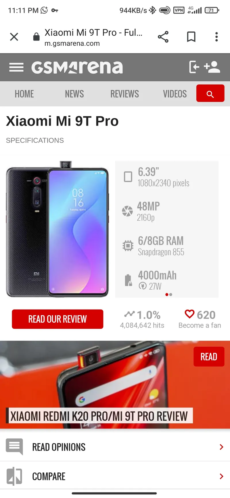 Mobile for sale mi 9t pro (1)