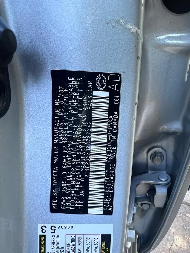 Toyota Corolla 2007 , LE (5)