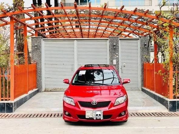 Toyota Corolla 2009 S-Class, Maroon, Sunroof, Clean Documents (4)