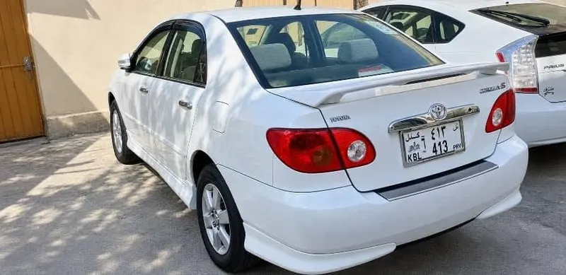 Toyota Corolla 2004, white, plate -6 (5)