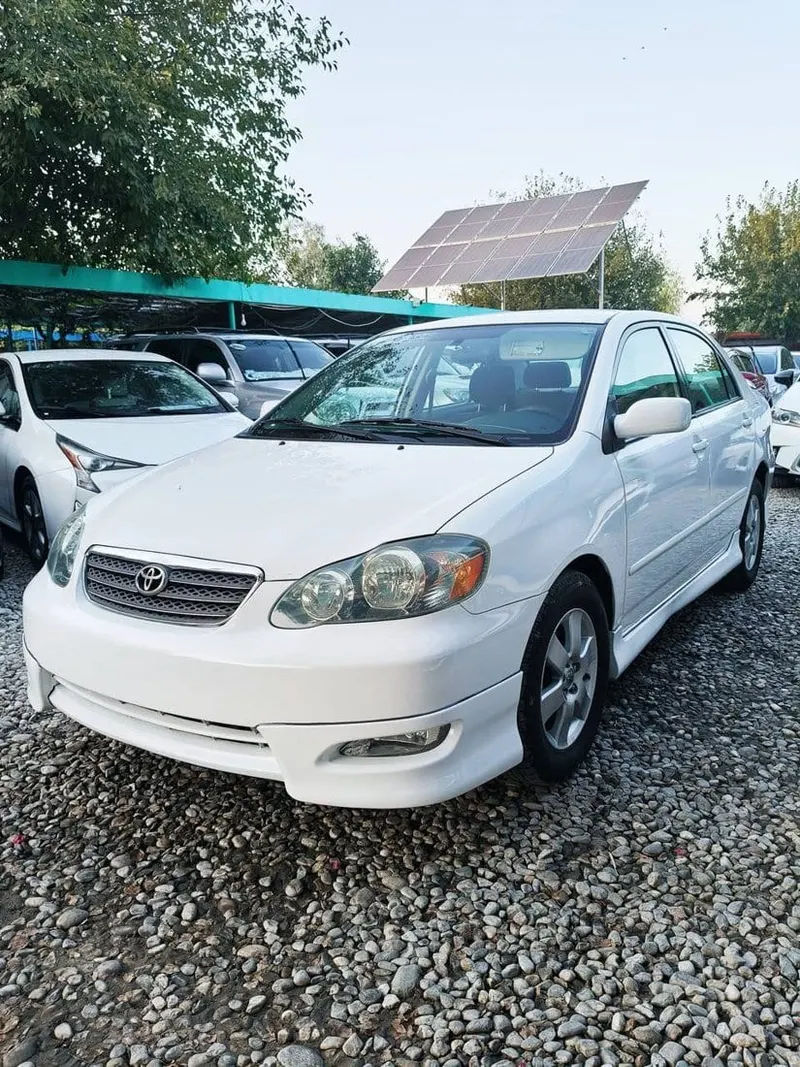 Toyota Corolla 2007 S class, white, automatic, American version (2)