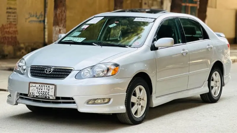 Toyota Corolla 2005, Sunroof, Silver, 158100 km (2)