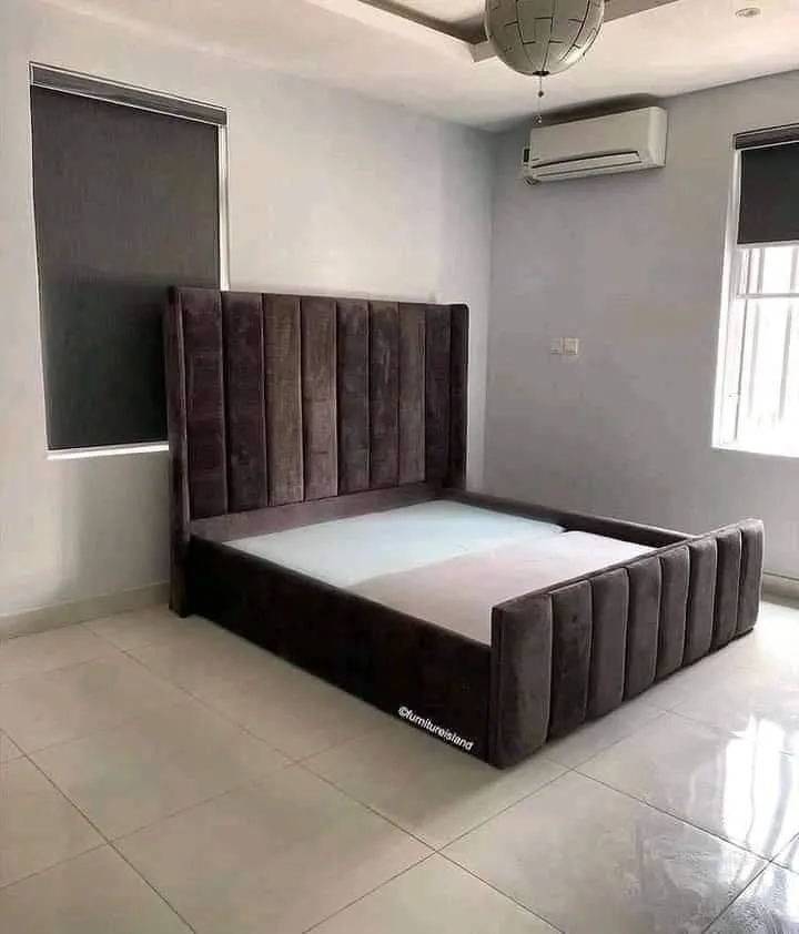 Upholstered Velvet Designer Bed Frame, Made to Order (2)