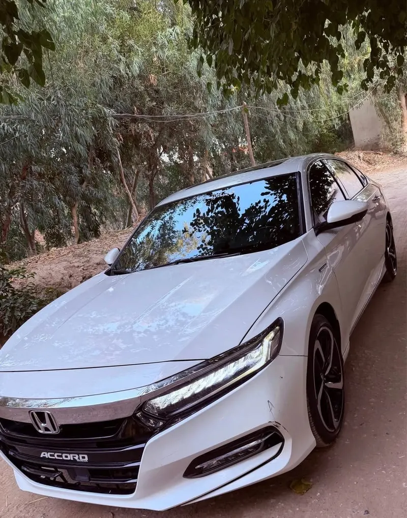 Hybrid Car 2019 Four-Cylinder White Full Option (2)
