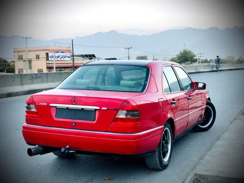 Mercedes-Benz C200 1995 Red, Petrol and Gas, for Sale (5)
