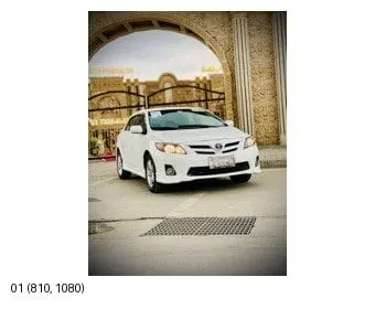 Toyota Corolla 2010 Canadian, White, No Accident, 5500 USD (1)