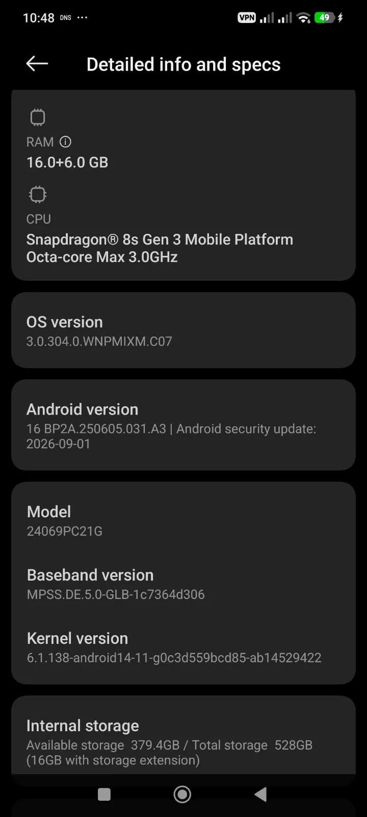 POCO F6 16GB RAM 512GB Snapdragon 8s Gen3 (7)