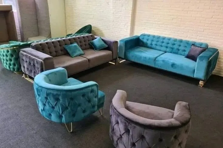 Modern Sofa Sets and Armchairs, Chesterfield Style, Free Delivery (2)