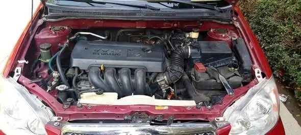 Toyota Corolla 2007, Dark Red, Clean Documents, Kabul (4)