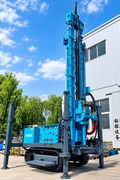 حفر چاه عمیق با ماشین‌های پیشرفته و پایپ PVC (5)