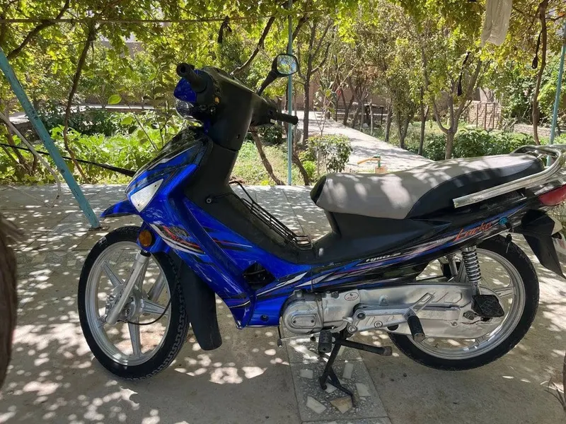 Blue 110cc Motorcycle, Model 2010 (3)