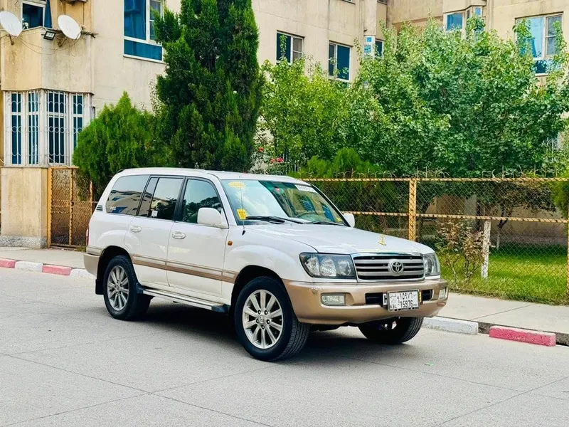 Toyota Land Cruiser 2002, European, White, Automatic (1)