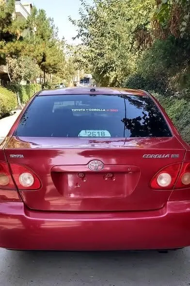 Toyota Corolla 2007, Dark Red, Clean Documents, Kabul (2)
