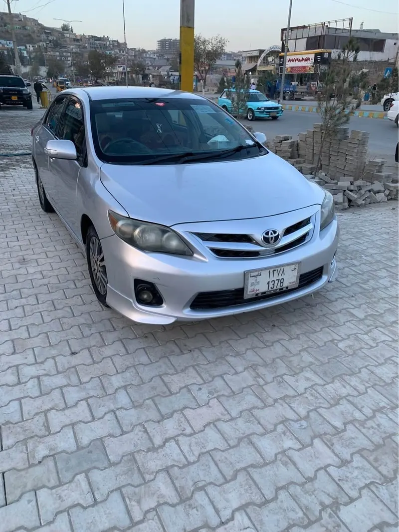 Toyota Corolla 2010 silver, clean documents, no accident, Kabul (4)