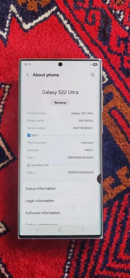 Samsung Galaxy S22 Ultra 5G 128GB 8GB RAM (2)