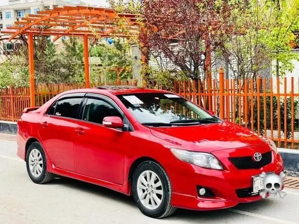 Toyota Corolla 2009 S-Class, Maroon, Sunroof, Clean Documents (2)
