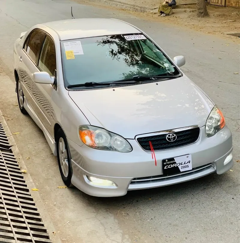 Toyota Corolla 2005 S, Silver, Registered in Kabul, No Accident (3)