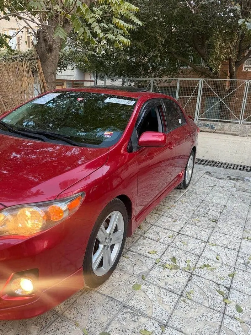 Toyota Corolla 2012 S Class, Red, Canadian Import, Kabul (2)