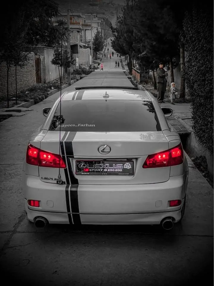 Lexus IS 250 2006 (2020 shape), Pearl White, Kabul (1)