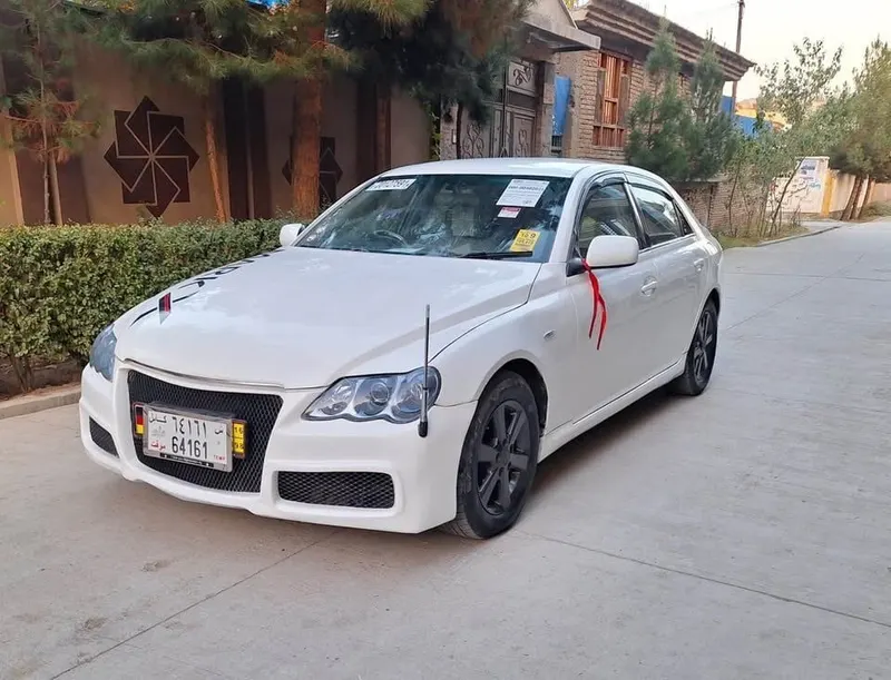 Toyota Mark X 2006 Full Option, 2016 Shape, Automatic, White (1)