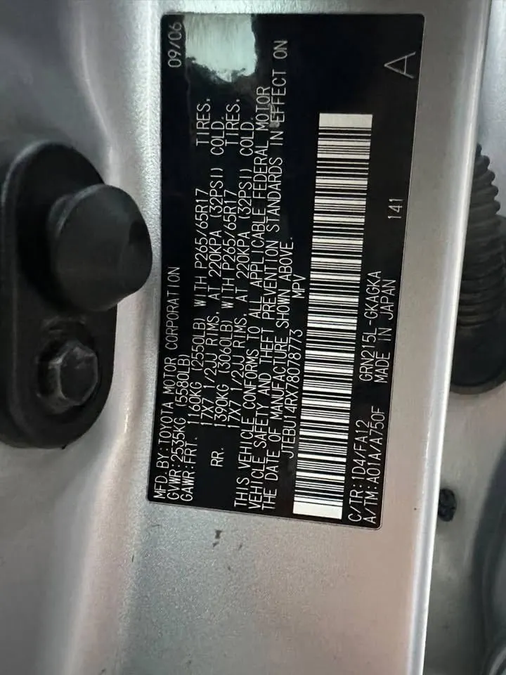 Toyota 4Runner SR5 2007 Silver (2)