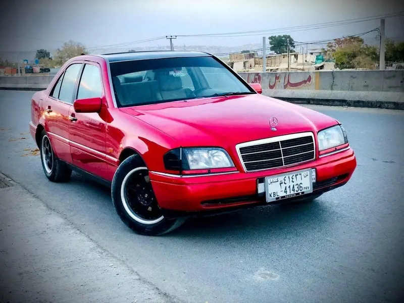 Mercedes-Benz C200 1995 Red, Petrol and Gas, for Sale (3)