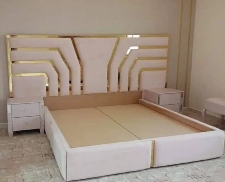 Upholstered Velvet Designer Bed Frame, Made to Order (4)